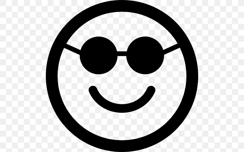 Emoji Smiley Symbol Emoticon, PNG, 512x512px, Emoji, Area, Black, Black And White, Emoticon Download Free
