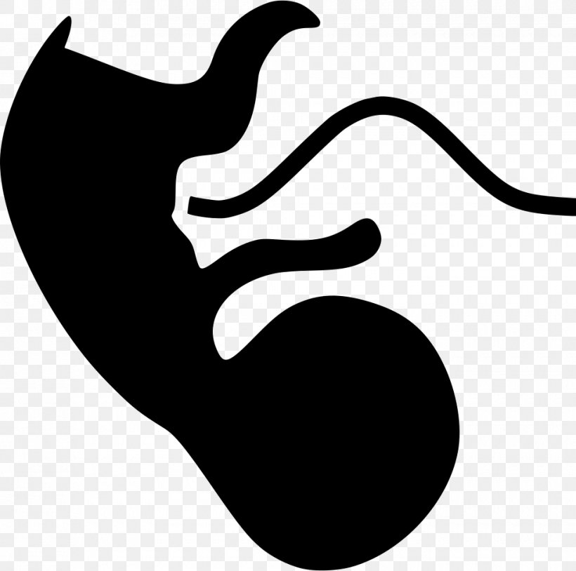 Embryo Royalty-free Fetus, PNG, 980x974px, Embryo, Black, Black And White, Embryo Donation, Fetus Download Free