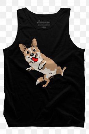 Corgi - Long-sleeved T-shirt Long-sleeved T-shirt Hanes PNG