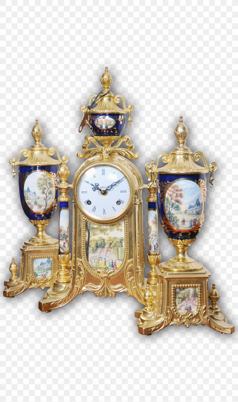 01504 Brass Clock Porcelain Antique, PNG, 950x1600px, Brass, Antique, Clock, Home Accessories, Metal Download Free