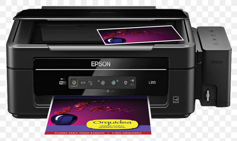 Multi-function Printer Epson Inkjet Printing Device Driver, PNG, 1204x720px, Printer, Color Printing, Computer Software, Device Driver, Druckkopf Download Free
