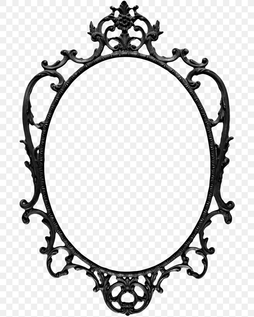 Picture Frames Vintage Clothing Mirror Drawing Clip Art, PNG, 700x1023px, Picture Frames, Antique, Black And White, Body Jewelry, Decor Download Free