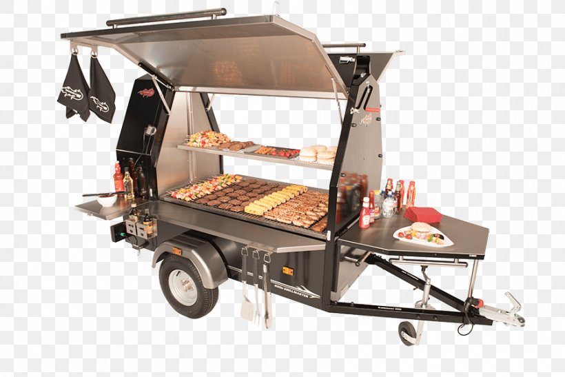 Barbecue-Smoker Street Food Hamburger Grilling, PNG, 899x600px, Barbecue, Automotive Exterior, Barbecuesmoker, Cart, Catering Download Free