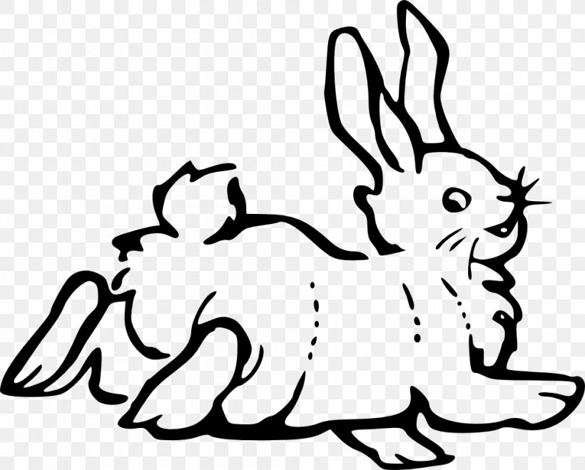Hare Rabbit Clip Art, PNG, 1000x804px, Hare, Art, Artwork, Black, Black And White Download Free