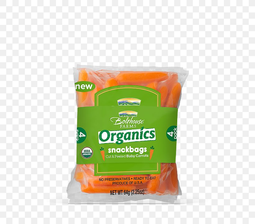 Bolthouse Farms Organics Cut & Peeled Baby Carrots 4-2.25 Oz. Snackbags Carrot Chip Bolthouse Farms Organics Cut & Peeled Baby Carrots 4-2.25 Oz. Snackbags, PNG, 520x720px, Baby Carrot, Bolthouse Farms, Carrot, Carrot Chip, Flavor Download Free