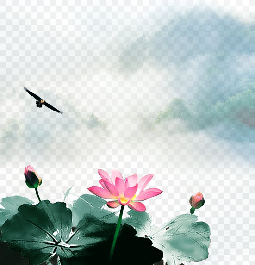 Ink Wash Painting Nelumbo Nucifera Inkstick, PNG, 2211x2302px, Ink Wash Painting, Aquatic Plant, Calm, Chinese Painting, Chinoiserie Download Free