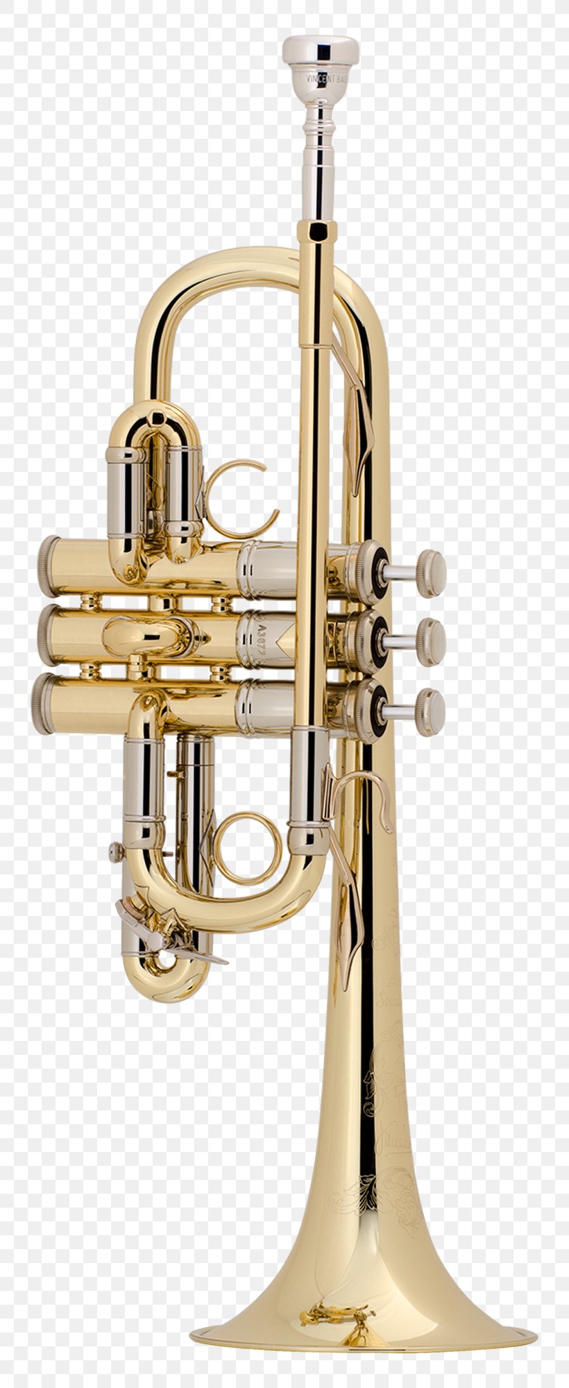 Trumpet Vincent Bach Corporation Conn-Selmer C.G. Conn Brass Instruments, PNG, 750x2000px, Watercolor, Cartoon, Flower, Frame, Heart Download Free
