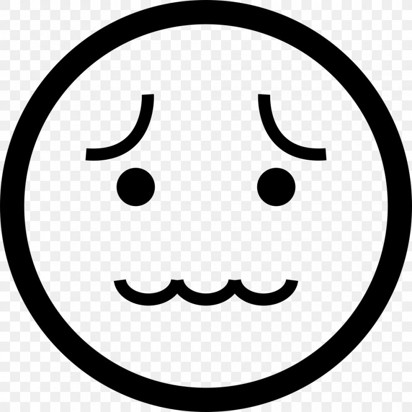Symbol Emoticon Smiley, PNG, 980x980px, Symbol, Area, Black, Black And White, Emoticon Download Free