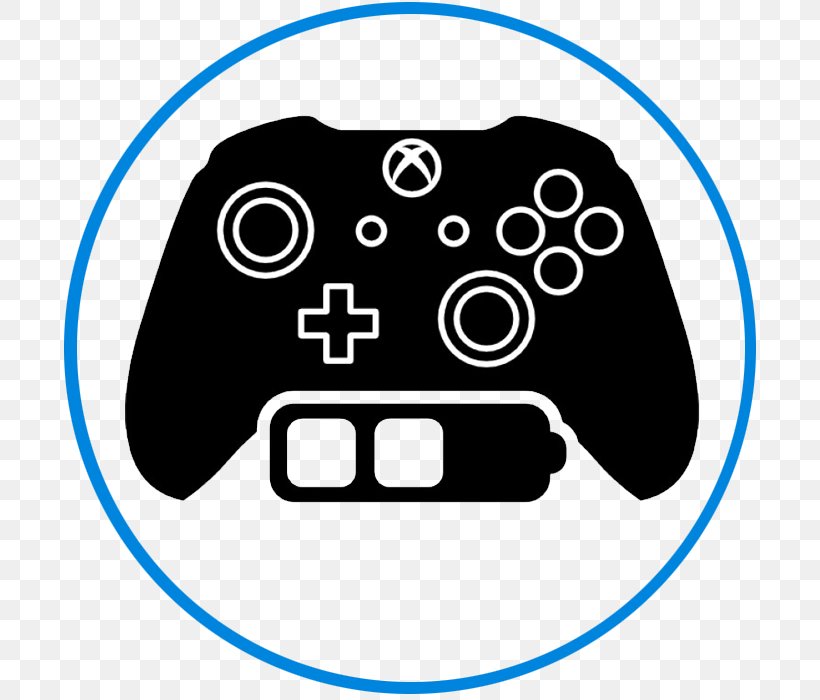 Microsoft Xbox One Wireless Controller Microsoft Xbox 360 Wireless Controller Game Controllers, PNG, 700x700px, Xbox One, Area, Black, Black And White, Game Controllers Download Free