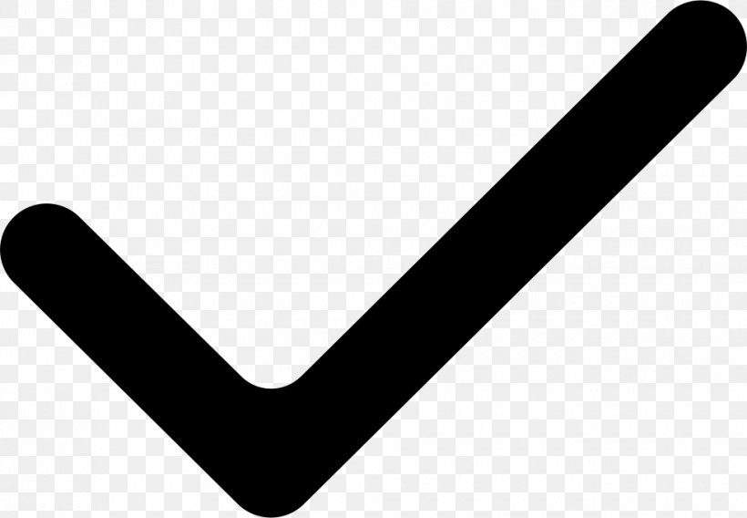 Check Mark Icon, PNG, 980x680px, Check Mark, At Sign, Blackandwhite, Checkbox, Finger Download Free