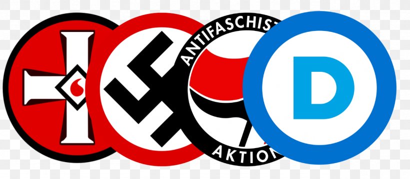 Nazism Democratic Party Logo United States Of America Germany, PNG, 1281x561px, Nazism, Antifascism, Area, Brand, Communism Download Free