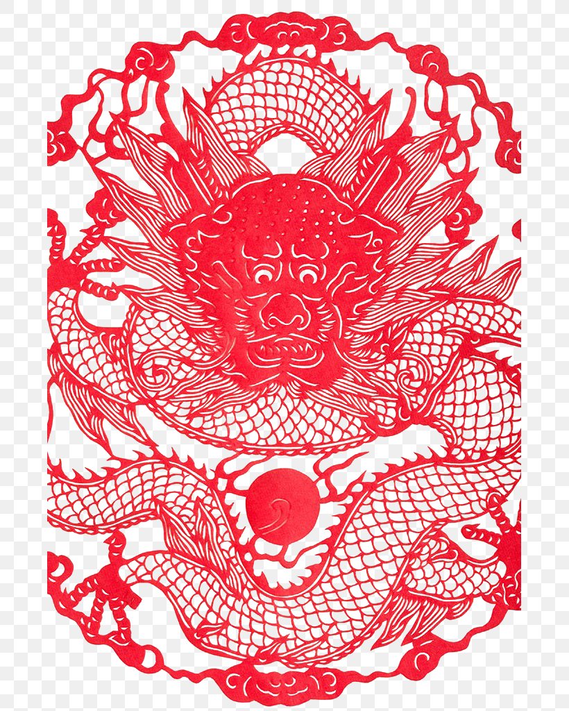 Papercutting Chinese Paper Cutting, PNG, 683x1024px, Watercolor, Cartoon, Flower, Frame, Heart Download Free