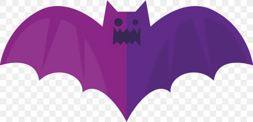 Bat Halloween Bat Halloween, PNG, 1024x496px, Bat Halloween, Bat, Halloween, Heart, Magenta Download Free