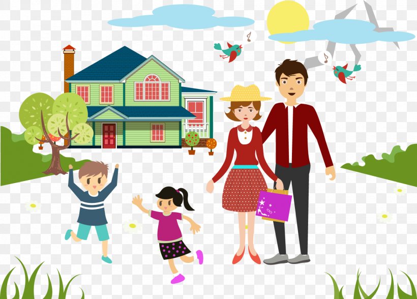 Family Happiness Drawing Illustration, PNG, 1524x1093px, Family, Area, Art, Cartoon, Child Download Free
