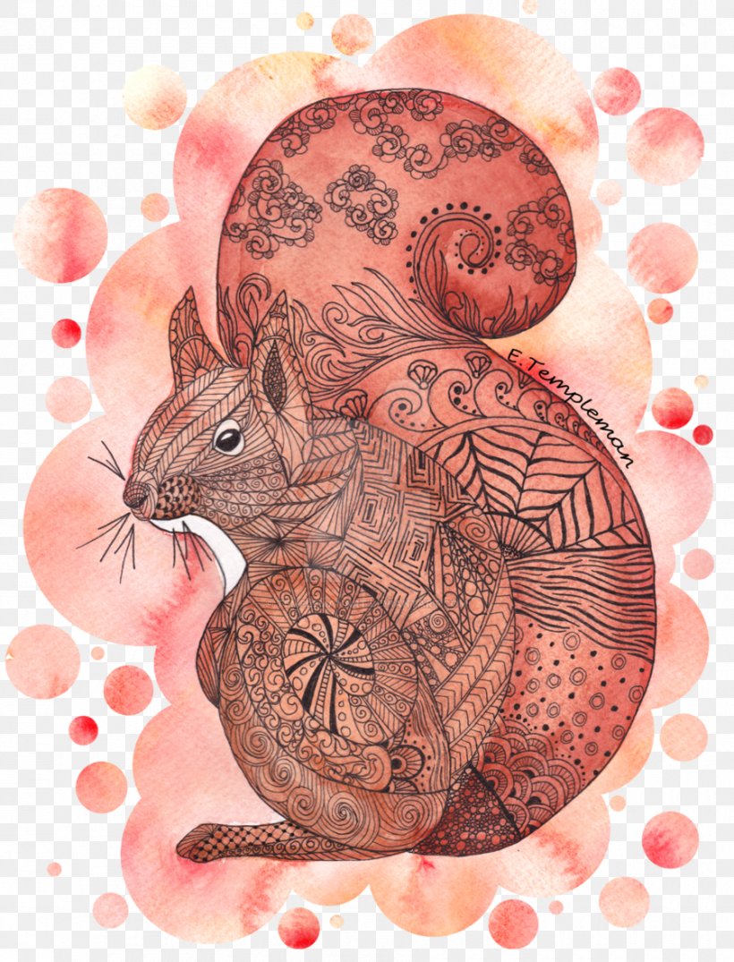 Red Squirrel Rodent Doodle, PNG, 900x1180px, Squirrel, Art, Artist, Deviantart, Doodle Download Free