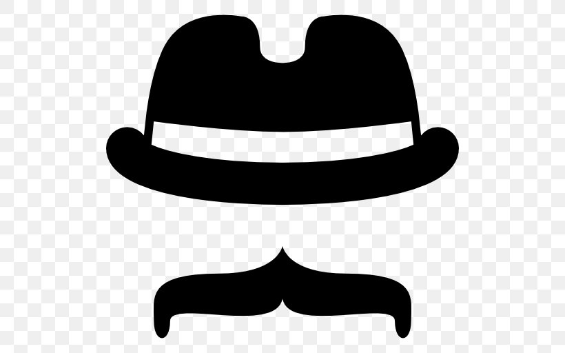 World Beard And Moustache Championships Hat Handlebar Moustache Clip Art, PNG, 512x512px, Moustache, Beard, Black And White, Facial Hair, Fu Manchu Moustache Download Free