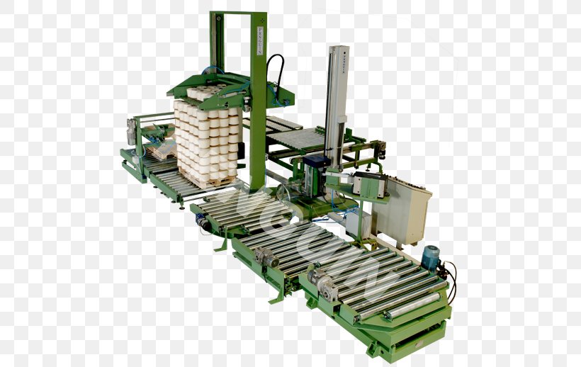 Packaging Machine Palletizer Stretch Wrap, PNG, 500x518px, Machine, Automation, Engineering, Manufacturing, Packaging And Labeling Download Free
