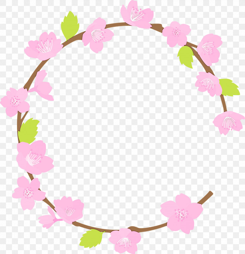Pink Flower Plant Petal Blossom, PNG, 2881x3000px, Wedding Invitation Flower Frame, Blossom, Floral Frame, Flower, Flower Frame Download Free