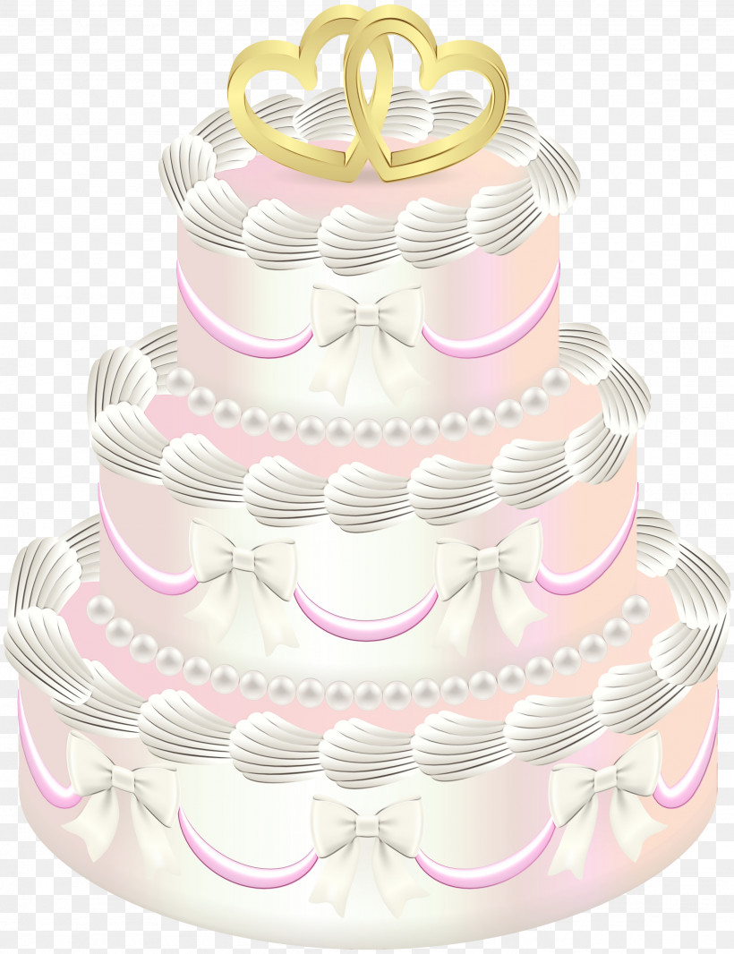 Wedding Cake, PNG, 2307x3000px, Watercolor, Buttercream, Cake, Cake Decorating, Cakem Download Free