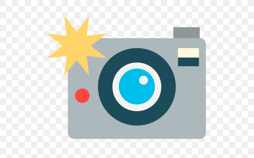 Photographic Film Emoji Camera Flashes Clip Art, PNG, 512x512px, Photographic Film, Blue, Brand, Camera, Camera Flashes Download Free
