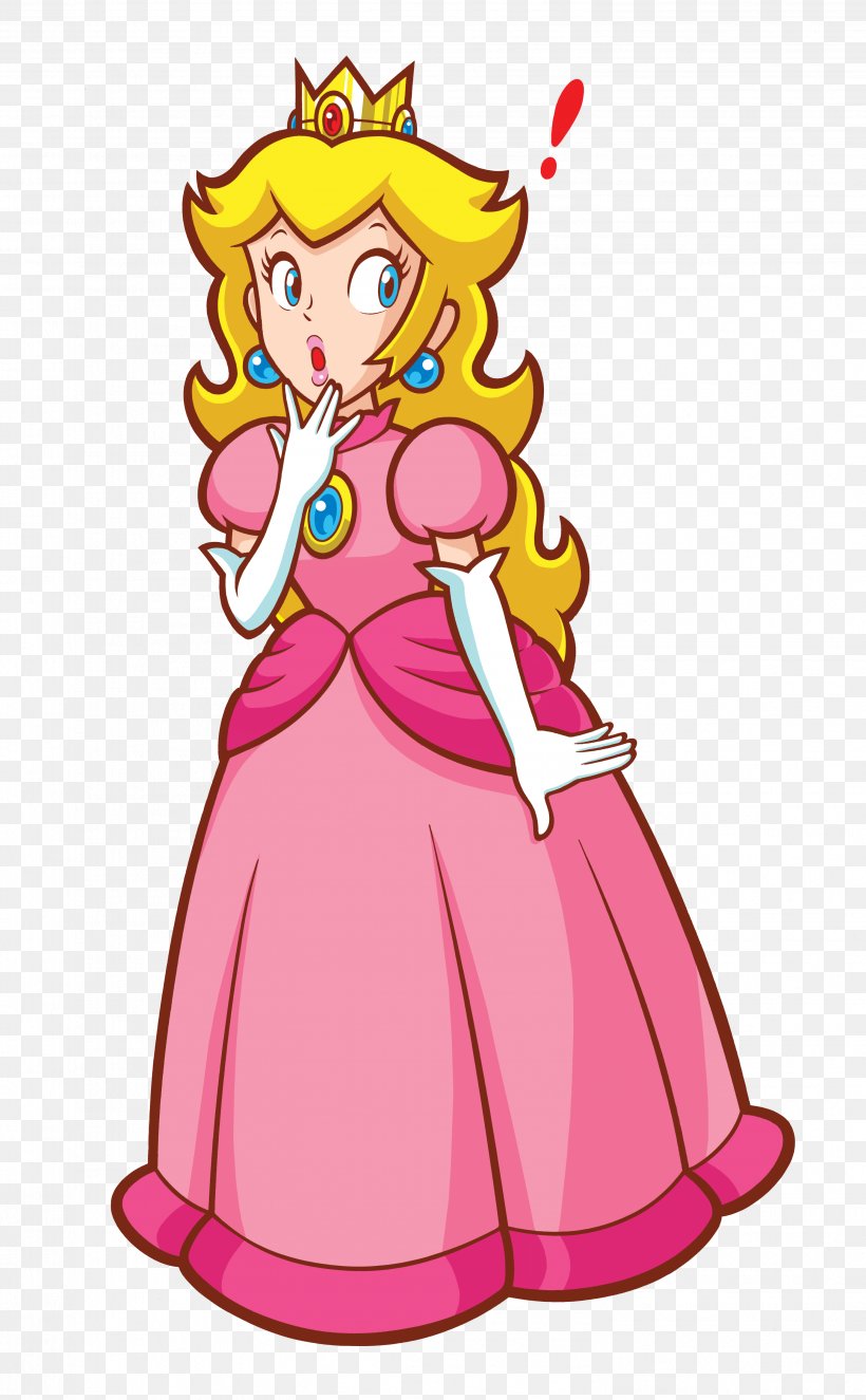 Super Princess Peach Super Mario Bros. 2, PNG, 2987x4830px, Princess Peach, Art, Bowser, Clothing, Costume Download Free