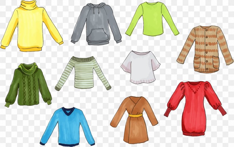 T-shirt Top Clip Art, PNG, 2336x1465px, Tshirt, Clothes Hanger, Clothing, Drawing, Fashion Design Download Free