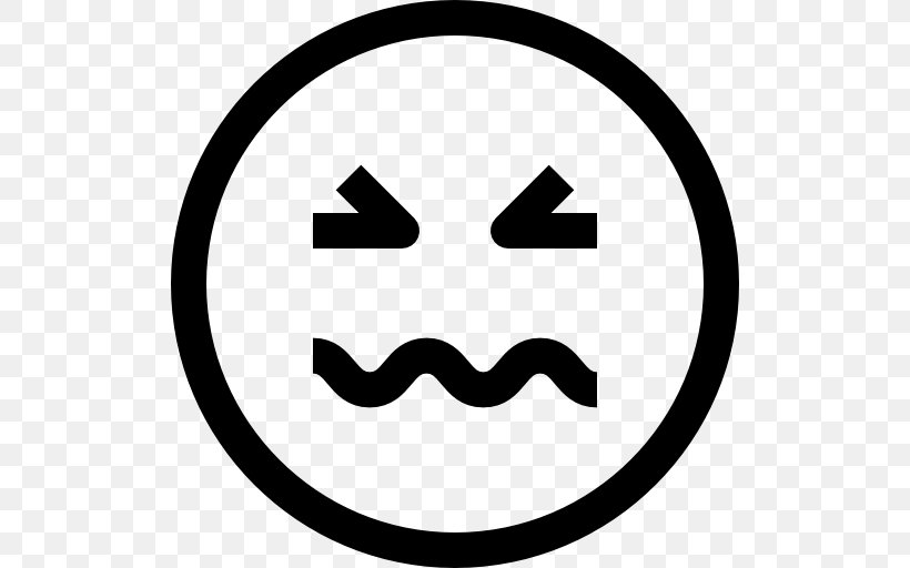 Emoticon Smiley Emoji, PNG, 512x512px, Emoticon, Area, Avatar, Black, Black And White Download Free