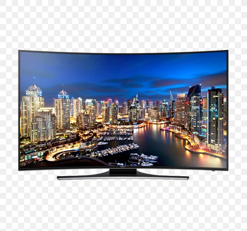 LED-backlit LCD 4K Resolution Smart TV Ultra-high-definition Television Samsung, PNG, 767x767px, 4k Resolution, Ledbacklit Lcd, Advertising, City, Cityscape Download Free