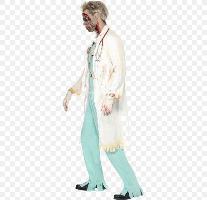 Zombie Doctor Costume Smiffys Costume Party Halloween Costume, PNG, 500x793px, Costume, Clothing, Clothing Accessories, Coat, Costume Design Download Free