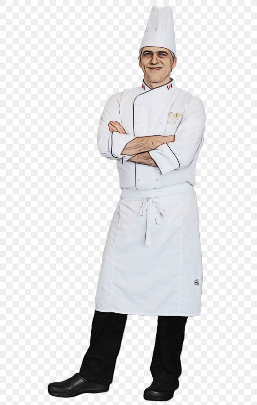 Watercolor Cartoon, PNG, 1110x1748px, Watercolor, Apron, Baker, Chef, Chefkochde Download Free