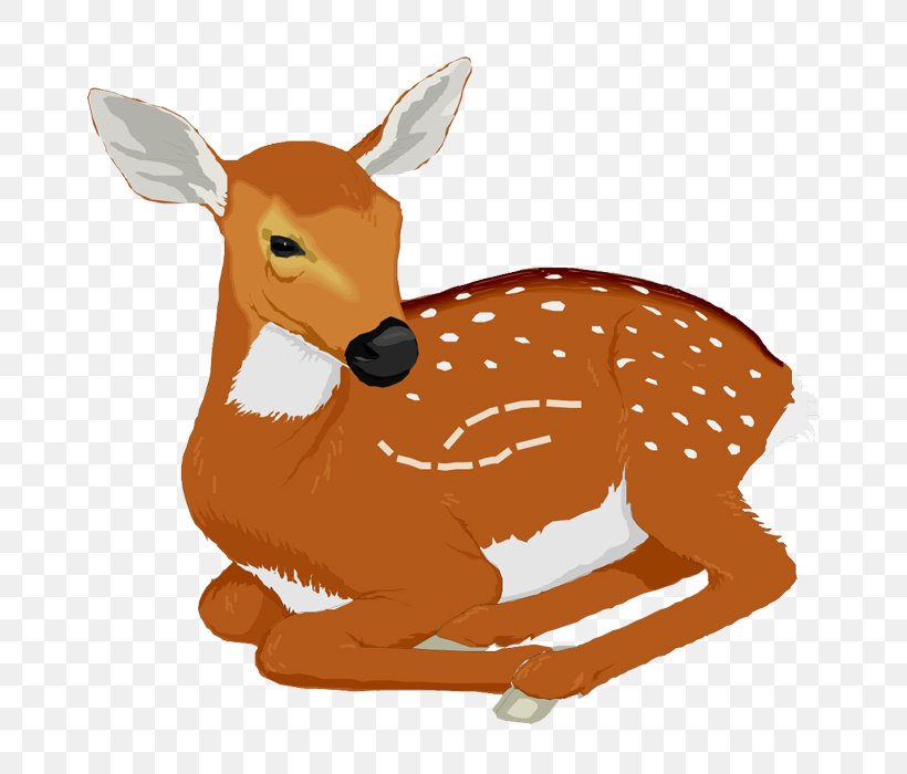 White-tailed Deer Clip Art, PNG, 700x700px, Deer, Cartoon, Cuteness, Fauna, Fawn Download Free