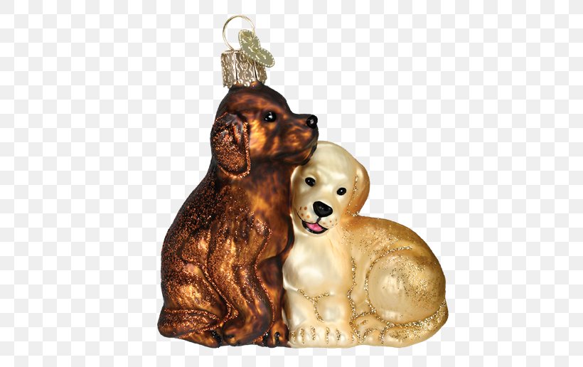 Puppy Dog Breed Labrador Retriever Golden Retriever Yorkshire Terrier, PNG, 516x516px, Puppy, Carnivoran, Christmas, Christmas Ornament, Dog Download Free