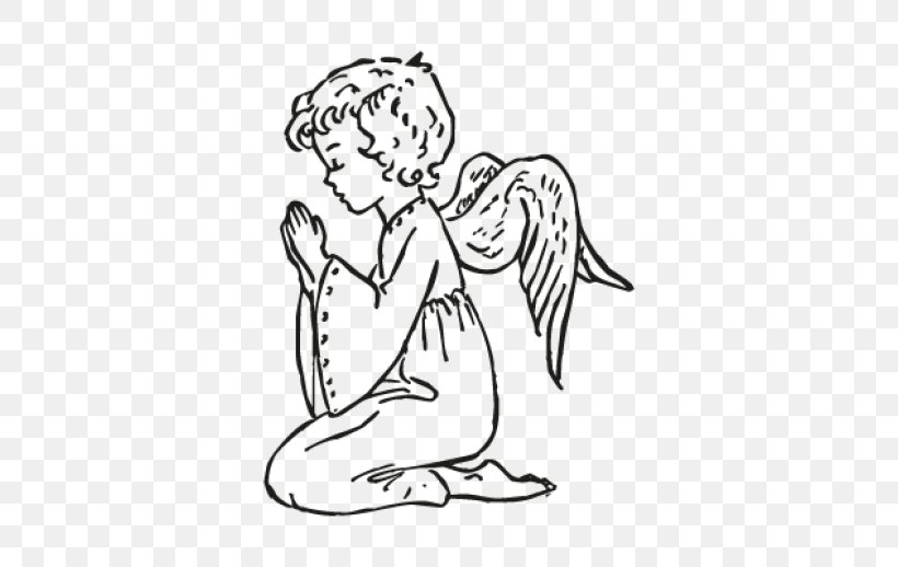Christian Clip Art Praying Hands Prayer Guardian Angel, PNG, 518x518px, Watercolor, Cartoon, Flower, Frame, Heart Download Free