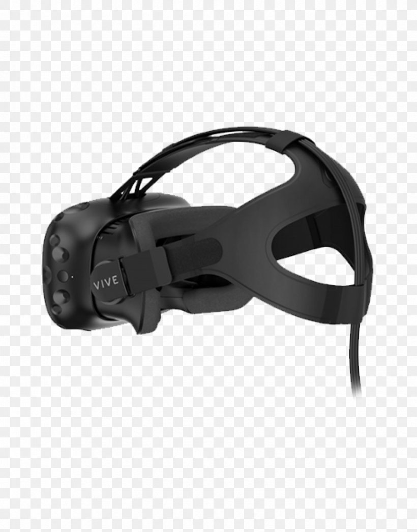HTC Vive Wireless Virtual Reality Oculus Rift Headset, PNG, 870x1110px, Htc Vive, Black, Bluetooth, Fashion Accessory, Game Controllers Download Free