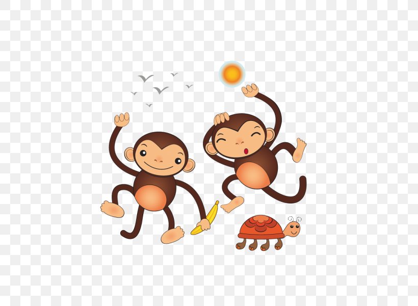 Monkey Primate Clip Art, PNG, 600x600px, Monkey, Animaatio, Animated Film, Area, Big Cats Download Free