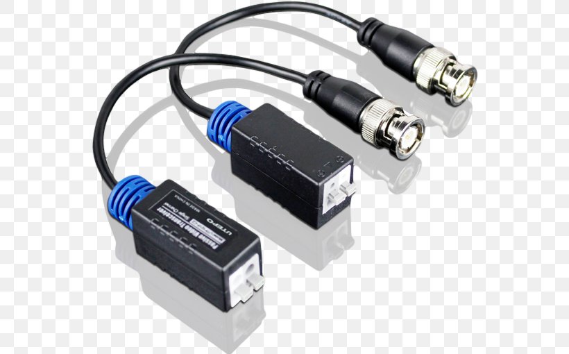 Twisted Pair Balun Closed-circuit Television Analog High Definition Category 5 Cable, PNG, 560x510px, Twisted Pair, Analog High Definition, Balun, Bnc Connector, Cable Download Free