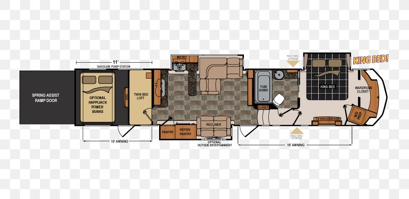Electric Potential Difference Campervans Floor Plan House Trailer, PNG, 750x400px, Electric Potential Difference, Campervans, Elevation, Floor, Floor Plan Download Free