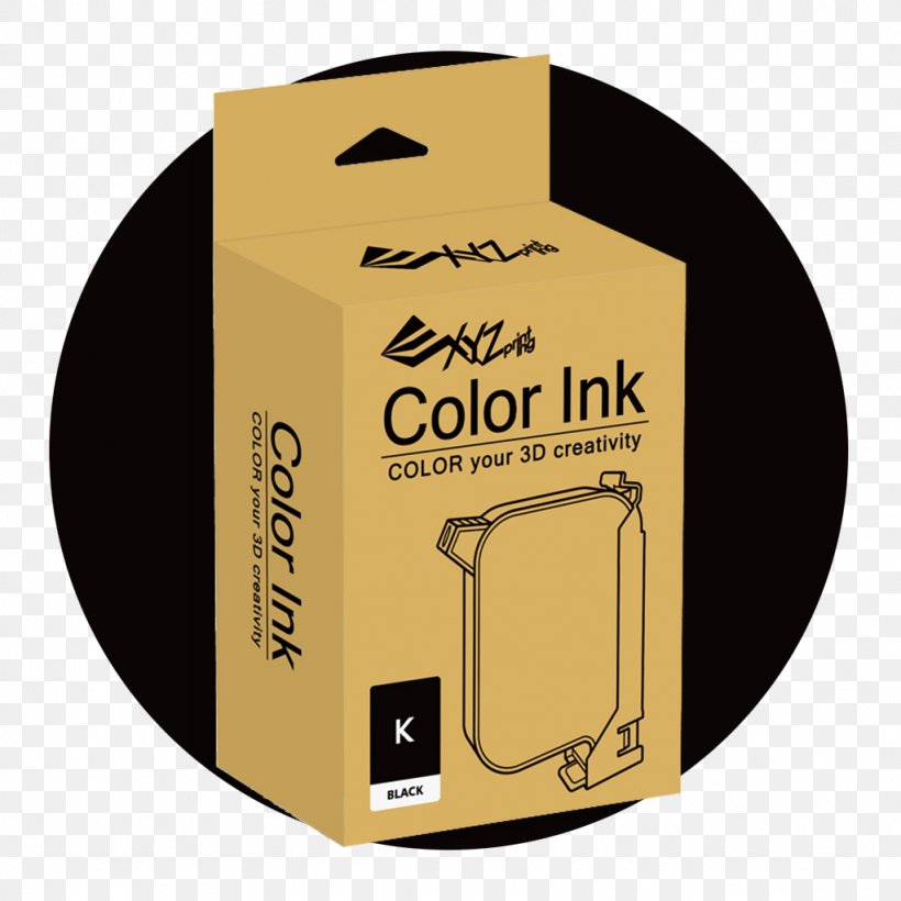 Printer Ink Cartridge Color 3D Printing, PNG, 1024x1024px, 3d Printing, 3d Printing Filament, Printer, Brand, Cardboard Download Free