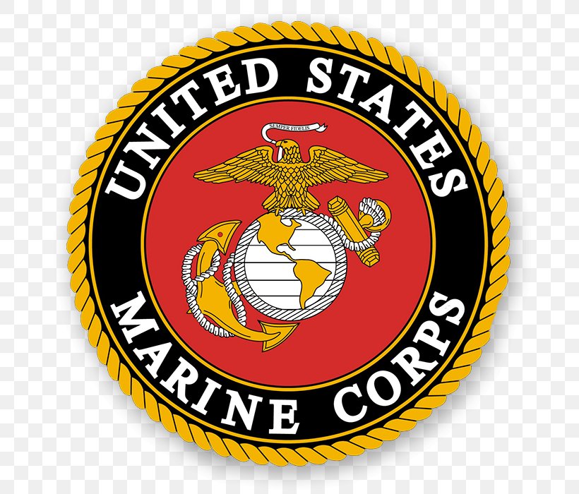 United States Marine Corps United States Of America Logo Emblem Organization, PNG, 700x700px, United States Marine Corps, Area, Badge, Brand, Car Download Free