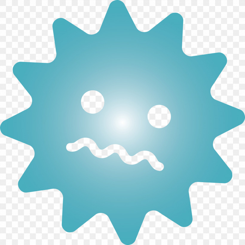 Virus Coronavirus Corona, PNG, 3000x2999px, Virus, Aqua, Corona, Coronavirus, Turquoise Download Free