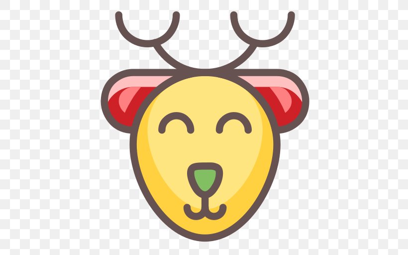 Santa Claus's Reindeer Christmas Lights Computer Icons, PNG, 512x512px, Reindeer, Antler, Christmas, Christmas Lights, December Download Free