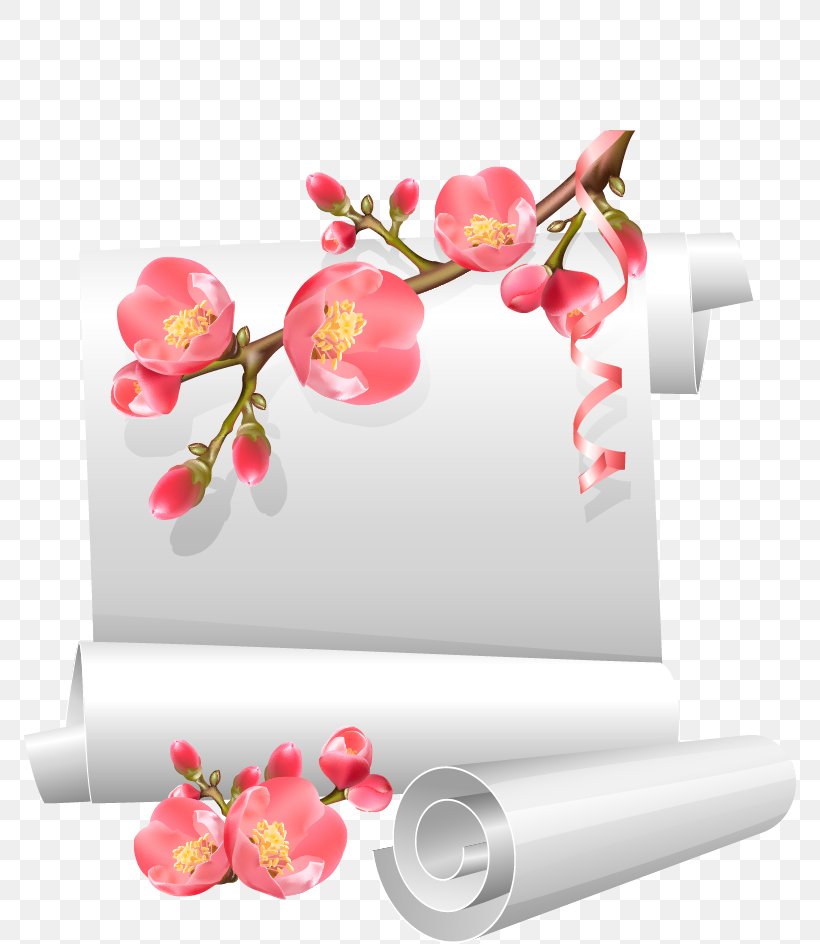 Paper Flower, PNG, 773x944px, Paper, Blossom, Branch, Cut Flowers, Floral Design Download Free