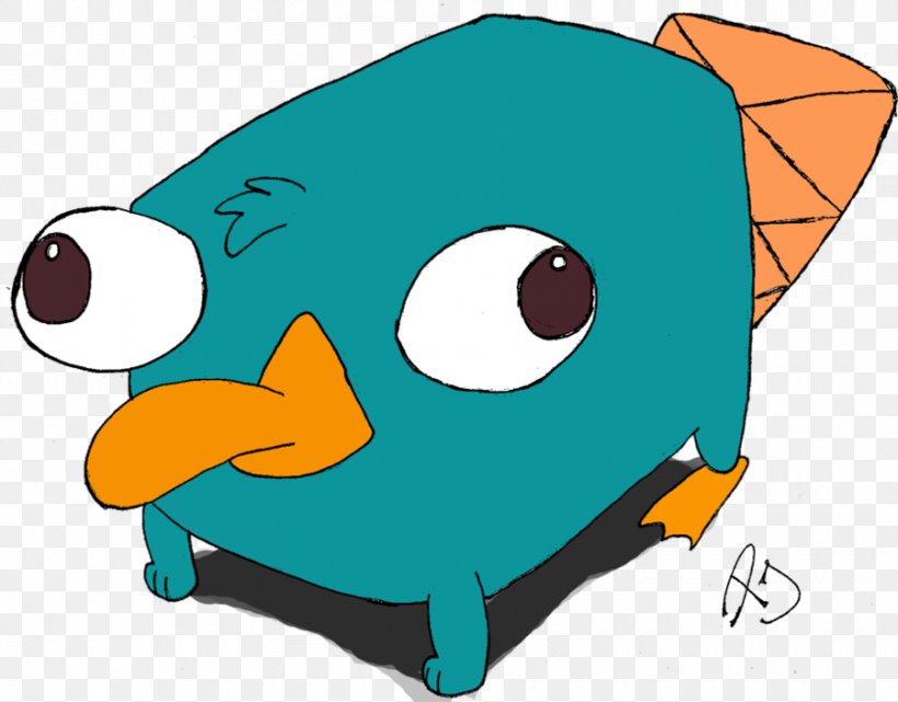 Perry The Platypus Phineas Flynn Clip Art, PNG, 900x704px, Perry The Platypus, Art, Artwork, Beak, Bird Download Free