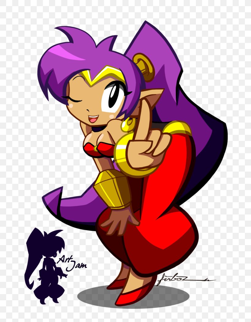 Shantae: Half-Genie Hero Shantae And The Pirate's Curse DeviantArt Fan Art, PNG, 760x1051px, Watercolor, Cartoon, Flower, Frame, Heart Download Free