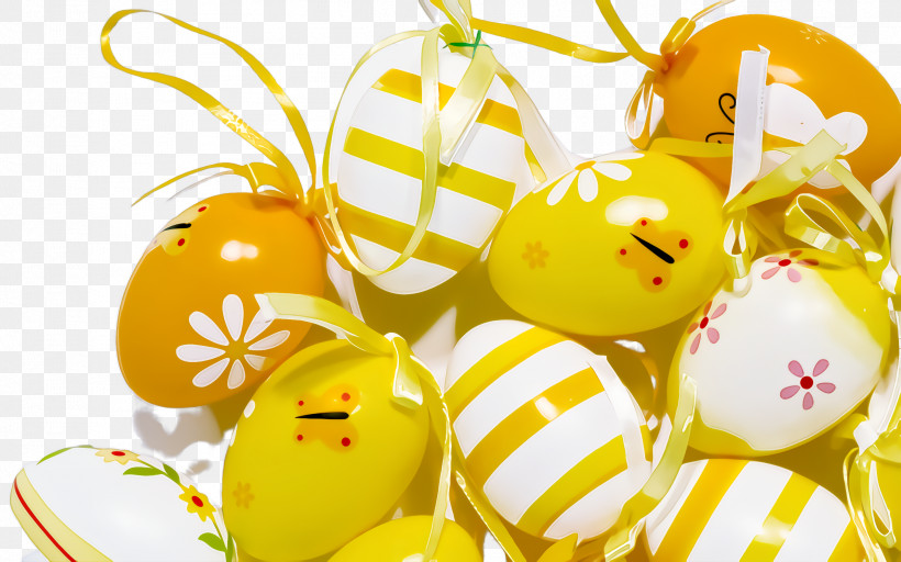 Easter Egg, PNG, 2528x1580px, Yellow, Easter, Easter Egg Download Free