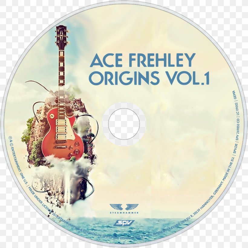 United States Origins, Vol. 1 Phonograph Record 0 DVD, PNG, 1000x1000px, 2016, United States, Ace Frehley, Color, Compact Disc Download Free