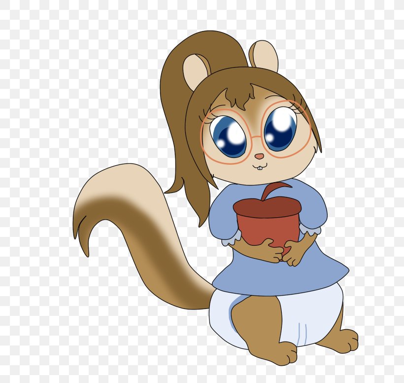 Work Of Art Chipmunk The Chipettes Cat, PNG, 652x776px, Watercolor, Cartoon, Flower, Frame, Heart Download Free
