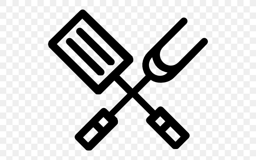 Barbecue Kitchen Utensil Ladle, PNG, 512x512px, Barbecue, Black And White, Brand, Fork, Kitchen Download Free