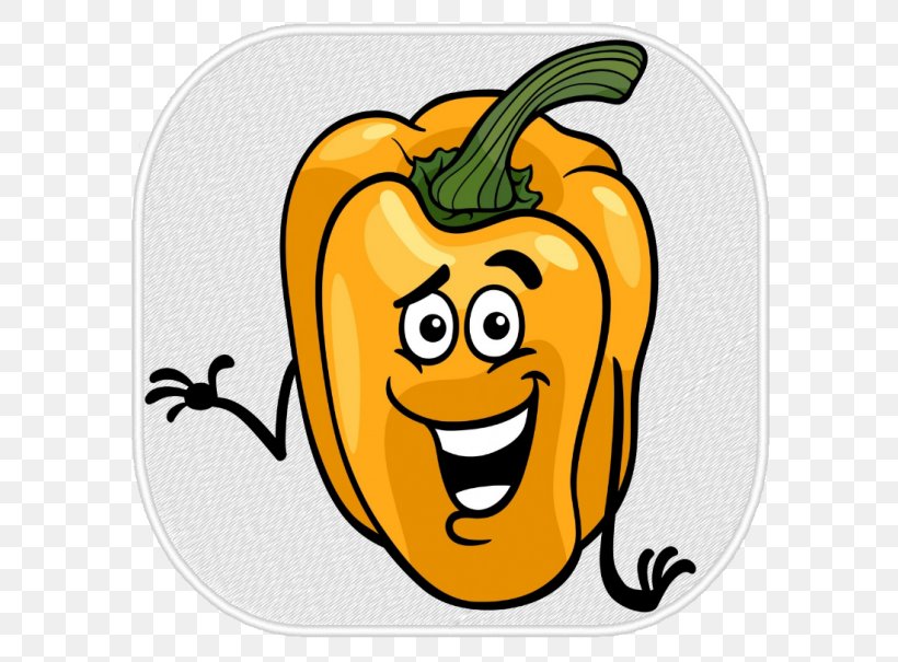 Bell Pepper Cartoon Vegetable, PNG, 600x605px, Bell Pepper, Calabaza, Capsicum, Cartoon, Chili Pepper Download Free