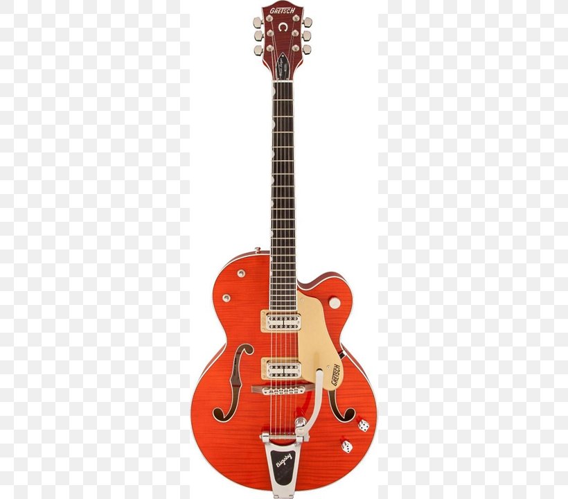 Gretsch G6136T Electromatic Electric Guitar Musical Instruments, PNG, 601x720px, Watercolor, Cartoon, Flower, Frame, Heart Download Free